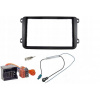 2DIN Rámik autorádia pre VW CADDY 2K GOLF 5 6 JETTA - montážna sada 2DIN Rámik autorádia pre VW CADDY 2K GOLF 5 6 JETTA - montážna sada