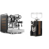 Rocket Espresso Appartamento, black/copper + Eureka Mignon Specialita, WD black, walnut Rocket Espresso Appartamento, black/copper + Eureka Mignon Specialita, WD black, walnut