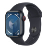 Apple Watch Series 9 Cellular 45mm Temně inkoustový hliník s inkoustovým sportovním řemínkem M/L MRMD3QC/A