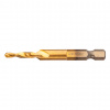 Závitový vrták HSS TiN, M4x0,7 mm, šestihranný NEO TOOLS Závitový vrták HSS TiN, M4x0,7 mm, šestihranný NEO TOOLS
