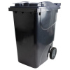 MEVA-TEC Plastová nádoba 360 l - černá MEVA-TEC Plastová nádoba 360 l - černá