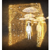 3D LED svetelný tunel s dáždnikmi, 210 x 300 x 400 cm, teplá biela s bleskom, 36 V, 53,7 W, 54 kg, z 8 dielov 3D LED svetelný tunel s dáždnikmi, 210 x 300 x 400 cm, teplá biela s bleskom, 36 V, 53,7 W, 54 kg, z 8 dielov