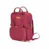 Childhome Detský batoh Mini Club Signature Burgundy Childhome Detský batoh Mini Club Signature Burgundy