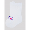 Bavlnené ponožky pre dievčatko biele, veľ. 6-12 mesiacov Bavlnené ponožky pre dievčatko biele, veľ. 6-12 mesiacov