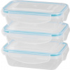Dóza MagicHome Lunchbox set YH375, obdĺžniková, sada 3 ks, 400 ml, 162x111x51 mm Dóza MagicHome Lunchbox set YH375, obdĺžniková, sada 3 ks, 400 ml, 162x111x51 mm
