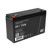 Green Cell AGM VRLA 6V 12Ah maintenance-free battery for the alarm system, cash register, toys AGM01 Green Cell AGM VRLA 6V 12Ah maintenance-free battery for the alarm system, cash register, toys AGM01