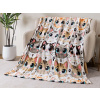 XPOSE® Mikroplyšová deka ROZTOMILÉ MAČKY 140x200 cm, Mikroplyš XPOSE® Mikroplyšová deka ROZTOMILÉ MAČKY 140x200 cm, Mikroplyš