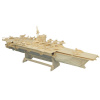 Woodcraft Drevené 3D puzzle Lietadlová loď prírodné Woodcraft Drevené 3D puzzle Lietadlová loď prírodné