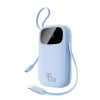 Baseus – Power Bank EnerFill FC31 Qpow 3 powerbanka s USB-C/Lightning káblami 10000 mAh 45W s digitálnym displejom – galaxická modrá Baseus – Power Bank EnerFill FC31 Qpow 3 powerbanka s USB-C/Lightning káblami 10000 mAh 45W s digitálnym displejom – galaxická modrá
