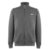 Slazenger Full Zipped Jacket Mens Charcoal Marl 2XL Slazenger Full Zipped Jacket Mens Charcoal Marl 2XL
