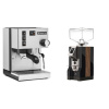 Rancilio Silvia E + Eureka Mignon Specialita, WD black, walnut Rancilio Silvia E + Eureka Mignon Specialita, WD black, walnut