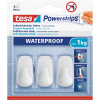 tesa Samolepiace háčiky Powerstrips Waterproof malé, biela, 3 ks tesa Samolepiace háčiky Powerstrips Waterproof malé, biela, 3 ks