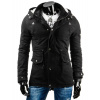 Pánska prešívaná zimná bunda s odnímateľnou kapucňou čierna - Čierna / XXL - DSTREET XXL černá Pánska prešívaná zimná bunda s odnímateľnou kapucňou čierna - Čierna / XXL - DSTREET XXL černá