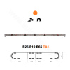 LED svetelná rampa Montana 160cm, Oranžová, EHK R65 Oranžová 20ml/V4 Číry LED svetelná rampa Montana 160cm, Oranžová, EHK R65 Oranžová 20ml/V4 Číry