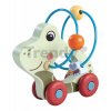 Drevené autíčko žaba s labyrintom Frog with Movement Eichhorn dĺžka 16 cm od 12 mes EH6801 Drevené autíčko žaba s labyrintom Frog with Movement Eichhorn dĺžka 16 cm od 12 mes EH6801