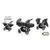 Baby Active Twinni Premium : Autosedačka (vajíčko) - Bez autosedačky, Farba - Silver Baby Active Twinni Premium : Autosedačka (vajíčko) - Bez autosedačky, Farba - Silver