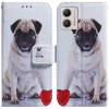 Peňaženkové kožené puzdro na Motorola Moto G13 / G23 / G53 5G - Pug Peňaženkové kožené puzdro na Motorola Moto G13 / G23 / G53 5G - Pug