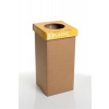 Odpadkový kôš na triedený odpad, recyklovaný, anglický popis, 20 l, RECOBIN Odpadkový kôš na triedený odpad, recyklovaný, anglický popis, 20 l, RECOBIN