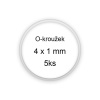 Sada O-kroužků / těsnění 4x1 mm (5ks) Sada O-kroužků / těsnění 4x1 mm (5ks)