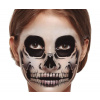 Dočasné tetovanie na tvár kostlivec - Halloween - 1 ks - GUIRCA Dočasné tetovanie na tvár kostlivec - Halloween - 1 ks - GUIRCA