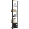 Akord Regál LOFT 40 cm - dub čierno-sonoma - 6 políc Akord Regál LOFT 40 cm - dub čierno-sonoma - 6 políc