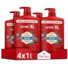 Old Spice Deep Sea pánska pena do kúpeľa, sprchový gél a šampón 3v1, 4x1l (4 x Old Spice Deep Sea pena do kúpeľa pre mužov, 3v1, 1l) Old Spice Deep Sea pánska pena do kúpeľa, sprchový gél a šampón 3v1, 4x1l (4 x Old Spice Deep Sea pena do kúpeľa pre mužov, 3v1, 1l)