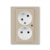 ABB LEVIT Dvojzásuvka 5593H-C02357 18 s ochranou před přepětím , IP40, macchiato/bílá ABB LEVIT Dvojzásuvka 5593H-C02357 18 s ochranou před přepětím , IP40, macchiato/bílá