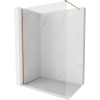Mexen, Mexen Kioto-X sprchová stena 140 x 200 cm, transparentná 10 mm, brúsená meď - 800-140-101-65-00-X Mexen, Mexen Kioto-X sprchová stena 140 x 200 cm, transparentná 10 mm, brúsená meď - 800-140-101-65-00-X