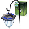 LED Dendra solárna záhradná lucerna vonkajšia 78cm 6500K IP44 LUMILED LED Dendra solárna záhradná lucerna vonkajšia 78cm 6500K IP44 LUMILED