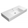 GSI KUBE X keramické umývadlo 100x47cm, s odkladacími plochami, biela ExtraGlaze, 9451111 GSI KUBE X keramické umývadlo 100x47cm, s odkladacími plochami, biela ExtraGlaze, 9451111