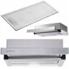 Kuchynský digestor pod skrinku 60 cm teleskopický odsávač pár LED INOX Berdsen Kuchynský digestor pod skrinku 60 cm teleskopický odsávač pár LED INOX Berdsen
