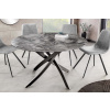 Bighome - Jedálenský stôl ALPINE 120 cm okrúhly keramický mramorový vzhľad Bighome - Jedálenský stôl ALPINE 120 cm okrúhly keramický mramorový vzhľad