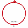 Červený Kabbalah náramok s kryštálom Swarovski 73031.1 - 18cm Červený Kabbalah náramok s kryštálom Swarovski 73031.1 - 18cm