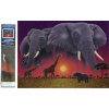 NORIMPEX Diamantové maľovanie Slony na savane 30 x 40 cm NORIMPEX Diamantové maľovanie Slony na savane 30 x 40 cm