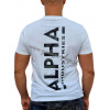Alpha Industries BACKPRINT T white/black camo tričko pánske Veľkosť: 3XL, Farba: biela Alpha Industries BACKPRINT T white/black camo tričko pánske Veľkosť: 3XL, Farba: biela