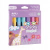 Apli Color Sticks temperové barvy suché pastelové 6 x 6 g, sada Apli Color Sticks temperové barvy suché pastelové 6 x 6 g, sada
