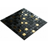Sklenená mozaika Englass 30 x 30 cm čierna, odtiene žltej a zlatej Sklenená mozaika Englass 30 x 30 cm čierna, odtiene žltej a zlatej