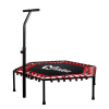 INLEA FITNESS Trampolína 130 cm s madlom - červená INLEA FITNESS Trampolína 130 cm s madlom - červená