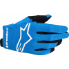 Juniorské rukavice Alpinestars Radar modro-biele L Juniorské rukavice Alpinestars Radar modro-biele L