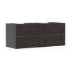 Hansgrohe Xevolos E - Umývadlová skrinka 137x56x55 cm, 4 zásuvky, matná sivá/tmavý dub 54198730 Hansgrohe Xevolos E - Umývadlová skrinka 137x56x55 cm, 4 zásuvky, matná sivá/tmavý dub 54198730