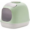 Toaleta pre mačky Minu s lopatkou, vreckami a uhlíkovým filtrom, zeleno-biela, 18 dielov Toaleta pre mačky Minu s lopatkou, vreckami a uhlíkovým filtrom, zeleno-biela, 18 dielov