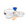 Turistická sada riadu GSI Glacier Stainless Mess Kit Turistická sada riadu GSI Glacier Stainless Mess Kit