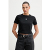 Calvin Klein Jeans Basic tričko bavlnené s elastanom LV047AB213 čierna S Calvin Klein Jeans Basic tričko bavlnené s elastanom LV047AB213 čierna S