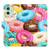 Flip pouzdro iSaprio na mobil Motorola Moto G54 5G - Donuts Pattern 02 s kapsičkami na karty (Knížkové flipové pouzdro iSaprio pro mobil Motorola Moto G54 5G - Donuts Pattern 02 - elegantní obal s kap Flip pouzdro iSaprio na mobil Motorola Moto G54 5G - Donuts Pattern 02 s kapsičkami na karty (Knížkové flipové pouzdro iSaprio pro mobil Motorola Moto G54 5G - Donuts Pattern 02 - elegantní obal s kap