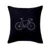 Bicykel názvy - Vankúš 50x50 - 50x50 - Iba poťah ( Čierna ) Bicykel názvy - Vankúš 50x50 - 50x50 - Iba poťah ( Čierna )