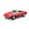 Bburago - Cars HOBBY, Alfa Romeo Spider (1966), červená, 1:32 Bburago - Cars HOBBY, Alfa Romeo Spider (1966), červená, 1:32
