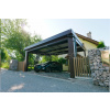 Oceľový prístrešok CarTwo PREMIUM4 pre 2 autá Oceľový prístrešok CarTwo PREMIUM4 pre 2 autá