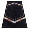 Dywany Łuszczów MIRO 52025.802 umývací koberec Mramor, geometrická protišmykový - čierna 160x220 cm Dywany Łuszczów MIRO 52025.802 umývací koberec Mramor, geometrická protišmykový - čierna 160x220 cm
