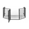 LIENBACHER Bezpečnostná krbová zábrana 5-dielna, 32/72/72/72/32cm, oceľ čierna oceľ, čierna LIENBACHER Bezpečnostná krbová zábrana 5-dielna, 32/72/72/72/32cm, oceľ čierna oceľ, čierna