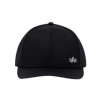 Alpha Industries Metal Label Cap šiltovka black/metalsilver Veľkosť: Unisex, Farba: čierna/strieborná Alpha Industries Metal Label Cap šiltovka black/metalsilver Veľkosť: Unisex, Farba: čierna/strieborná